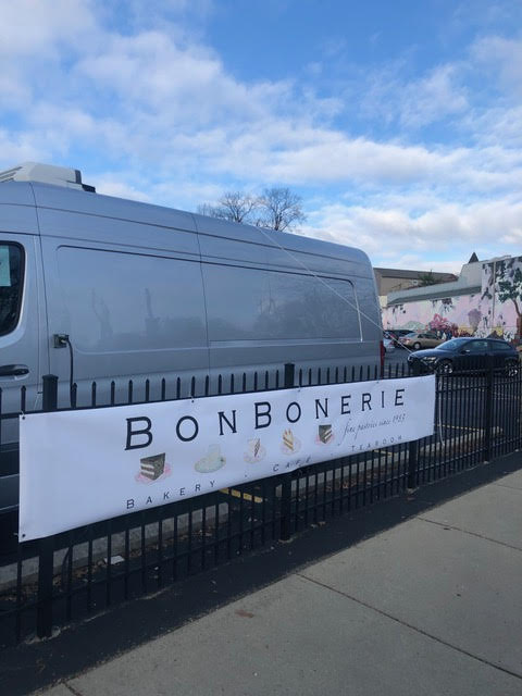 the BonBonerie truck sign
